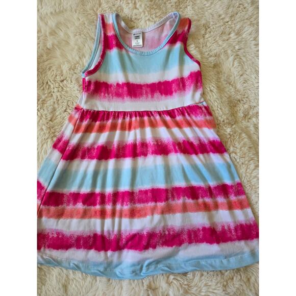 Girls Lot of 9 Dresses 1 Romper girls size 6-7 Sleeveless summer spring - Picture 9 of 9